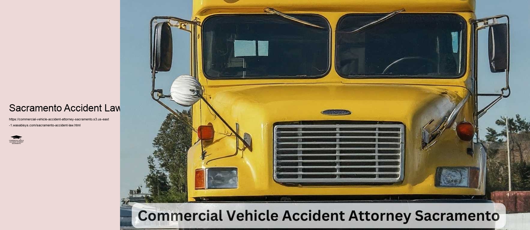 Sacramento Accident Law